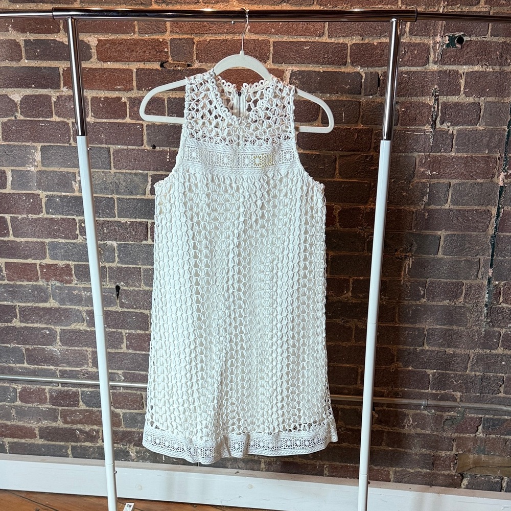 Maeve (Anthropologie) - White Retro Minidress